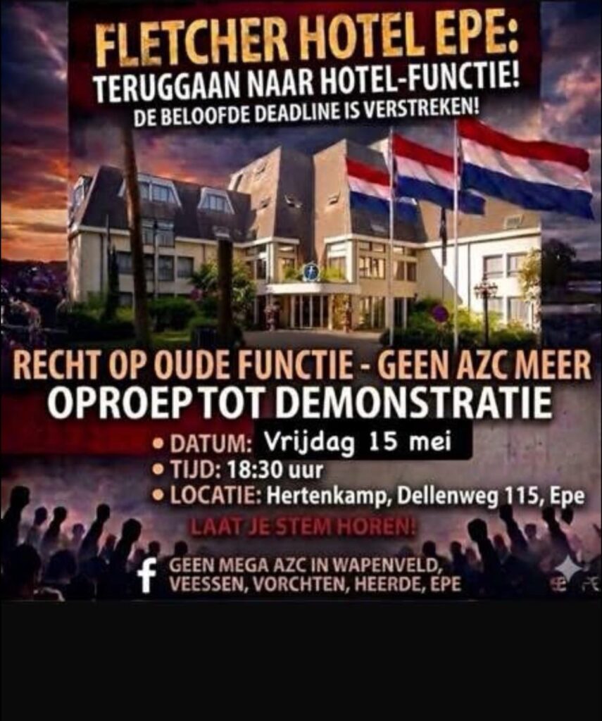 De oproep van de anto-azc-demonstranten
